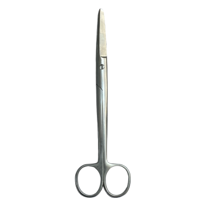 Н-6В Scissors veterinary blunt 18cm.